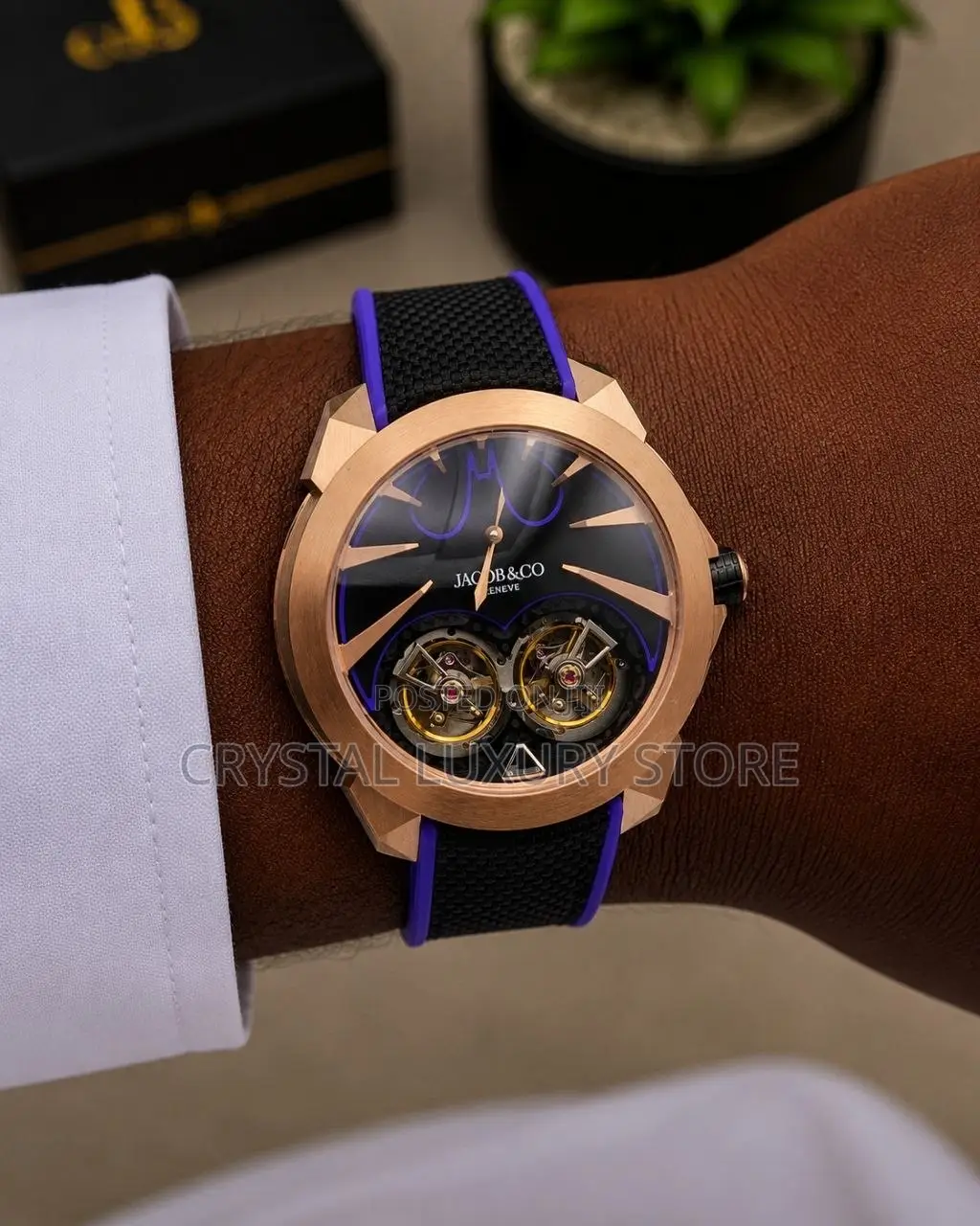 Jacob and Co Quality Luxury Men Automatic Engine Wristwatch
