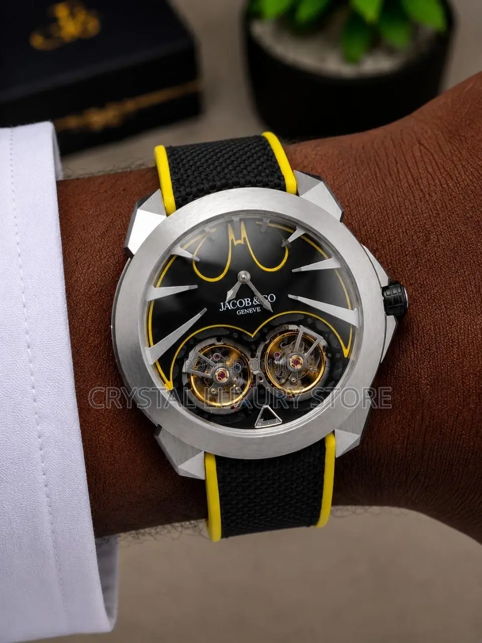 Jacob and Co Quality Luxury Men Automatic Engine Wristwatch