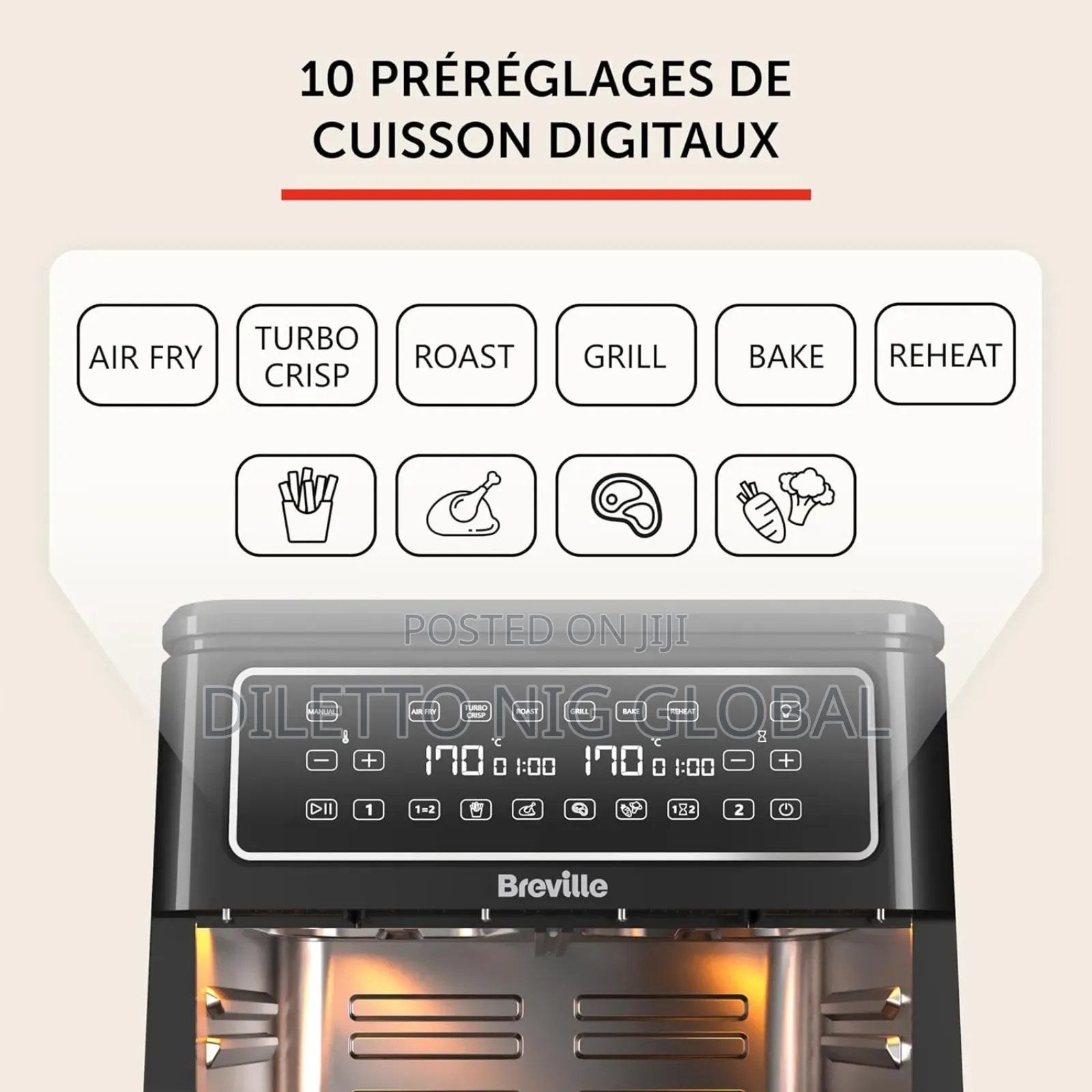 Breville Flexi Halo Digital Air Fryer Oven 11l