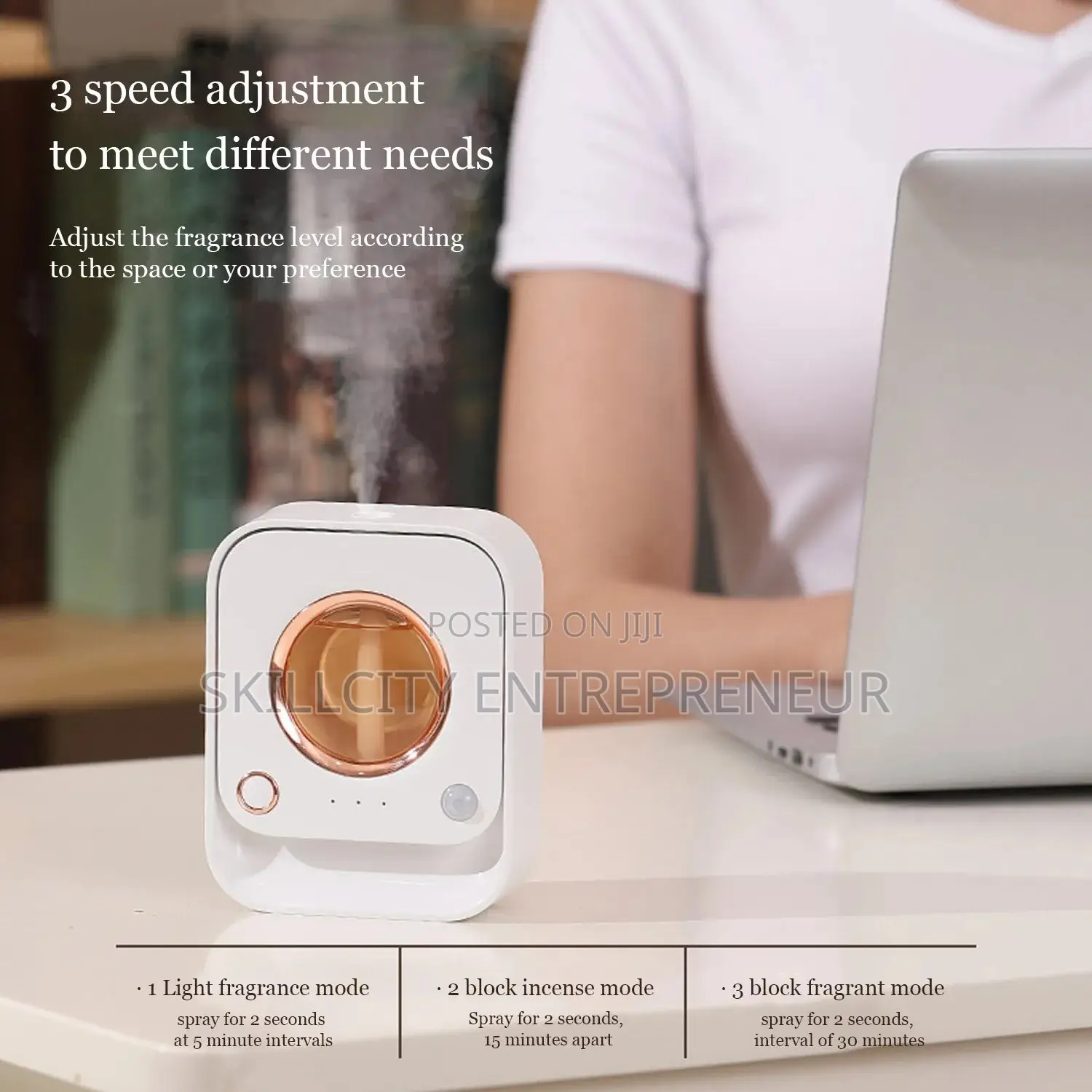 Rechargeable Humidifier With Oil Fragrance
