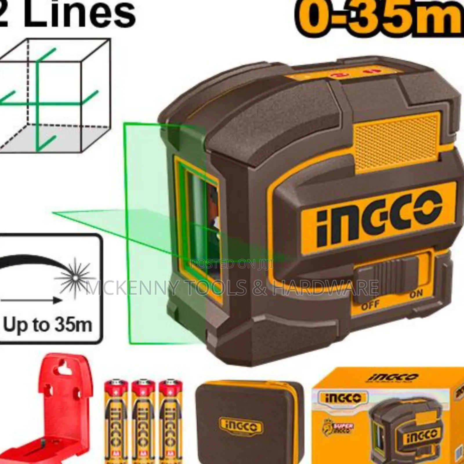 35mm Ingco Hll156503 Self-Leveling Line Laser