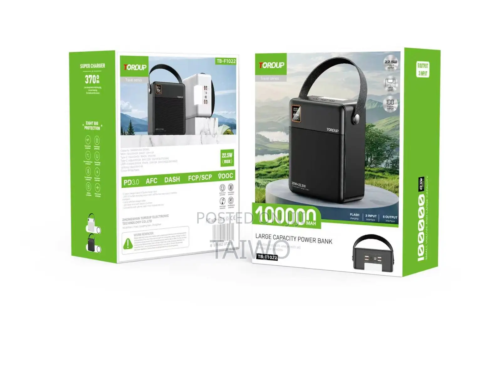 100,000mah High Capacity Powerbank