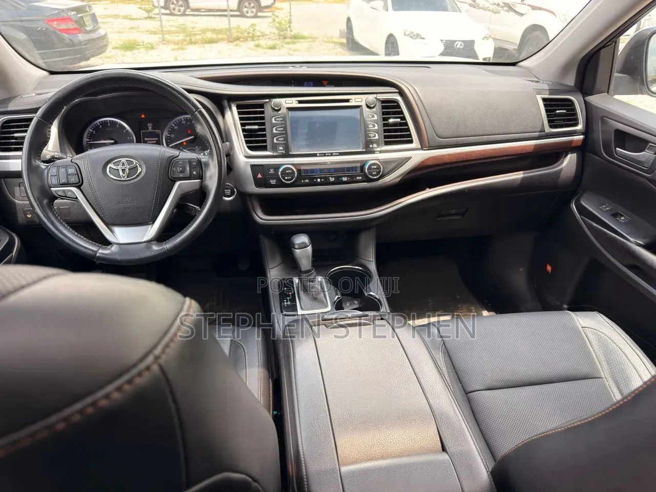 Toyota Highlander Limited V6 4x4 (3.5L 6cyl 6A) 2016 Blue