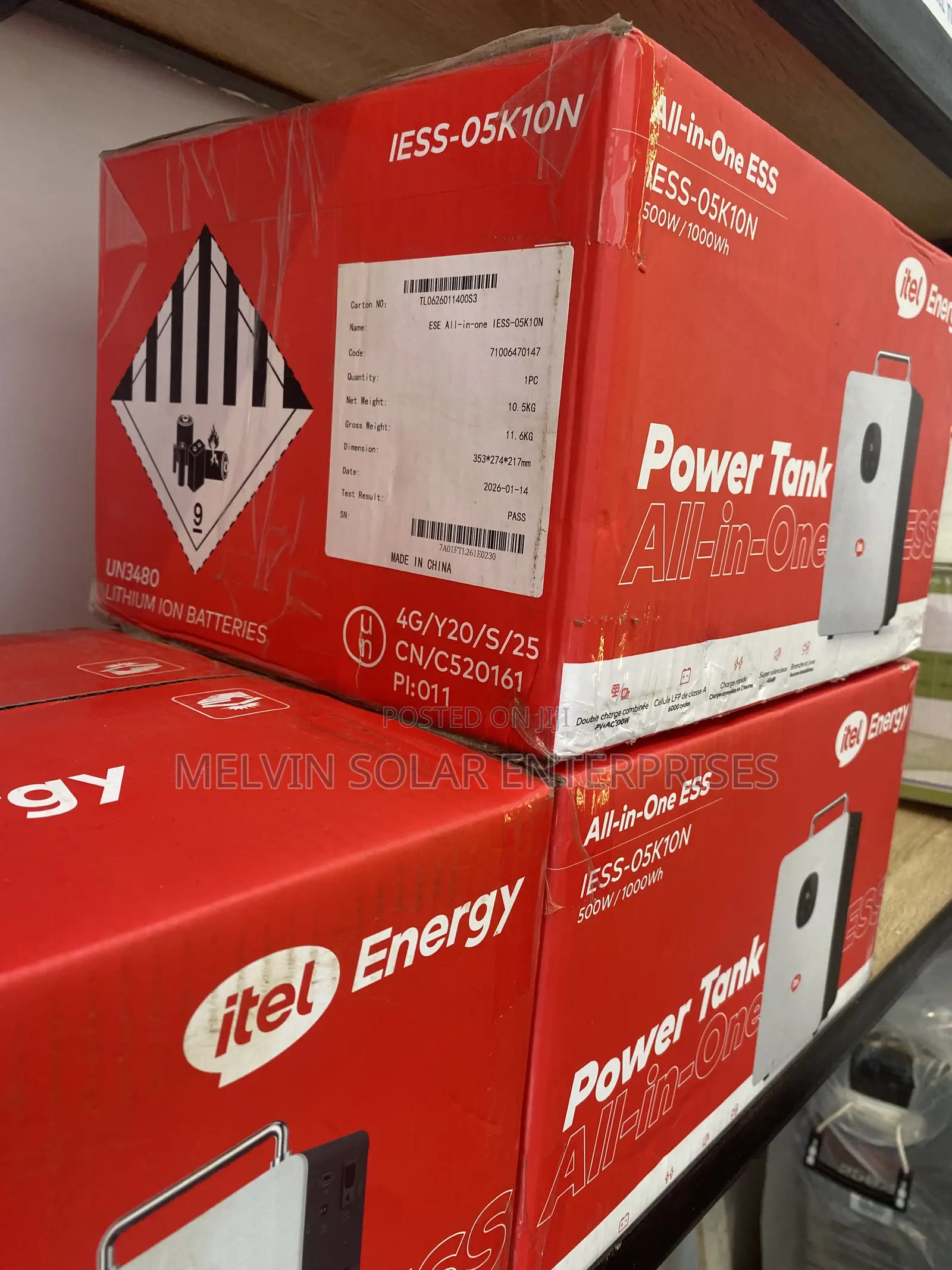 1kwh Itel Power Tank 500watts Output Available in Massive Quantities