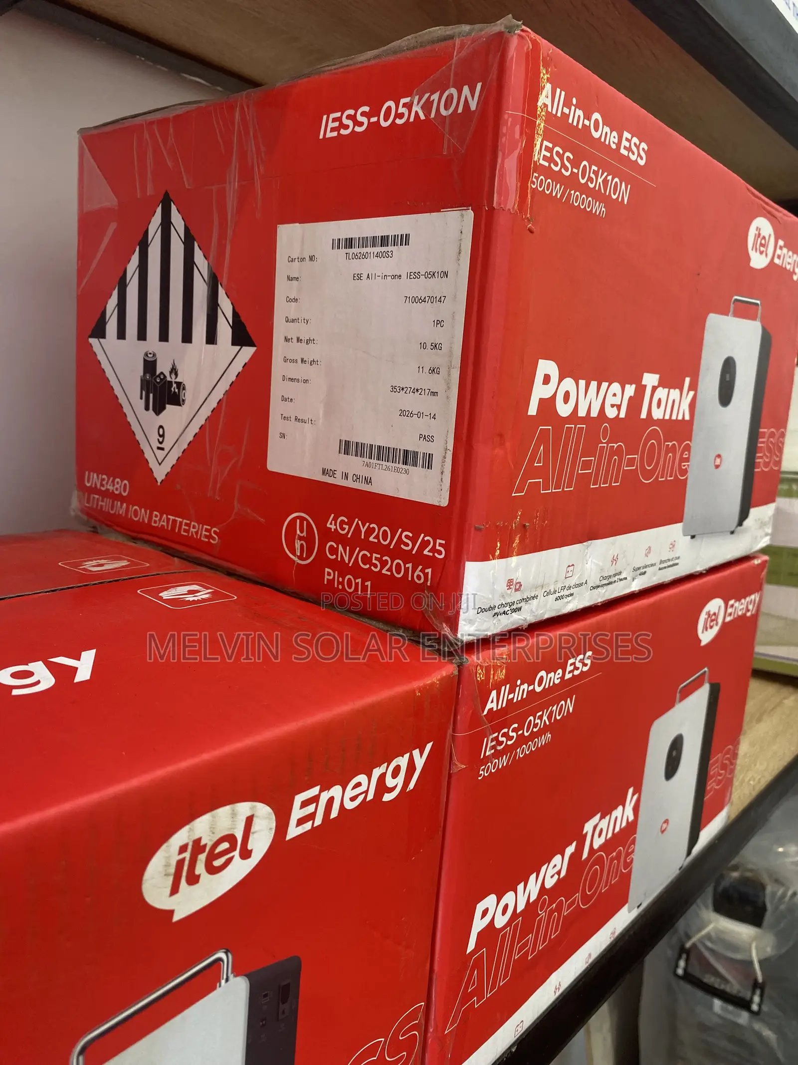 1kwh Itel Power Tank 500watts Output Available in Massive Quantities