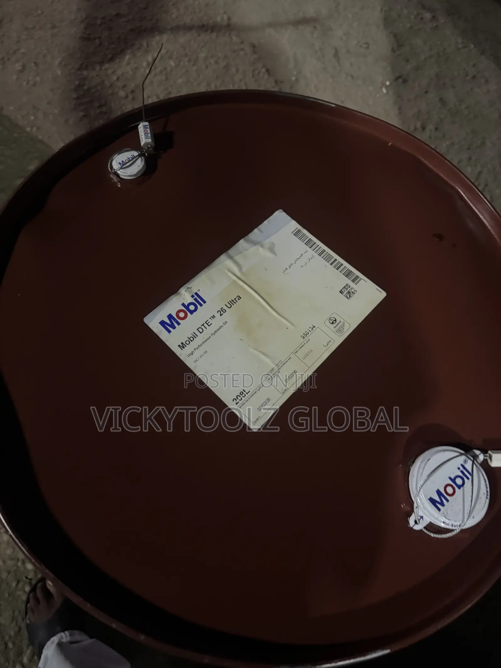 Mobil Dte 26 Ultra Anti-Wear Hydraulic Oil Iso Vg 68 208l//Drum