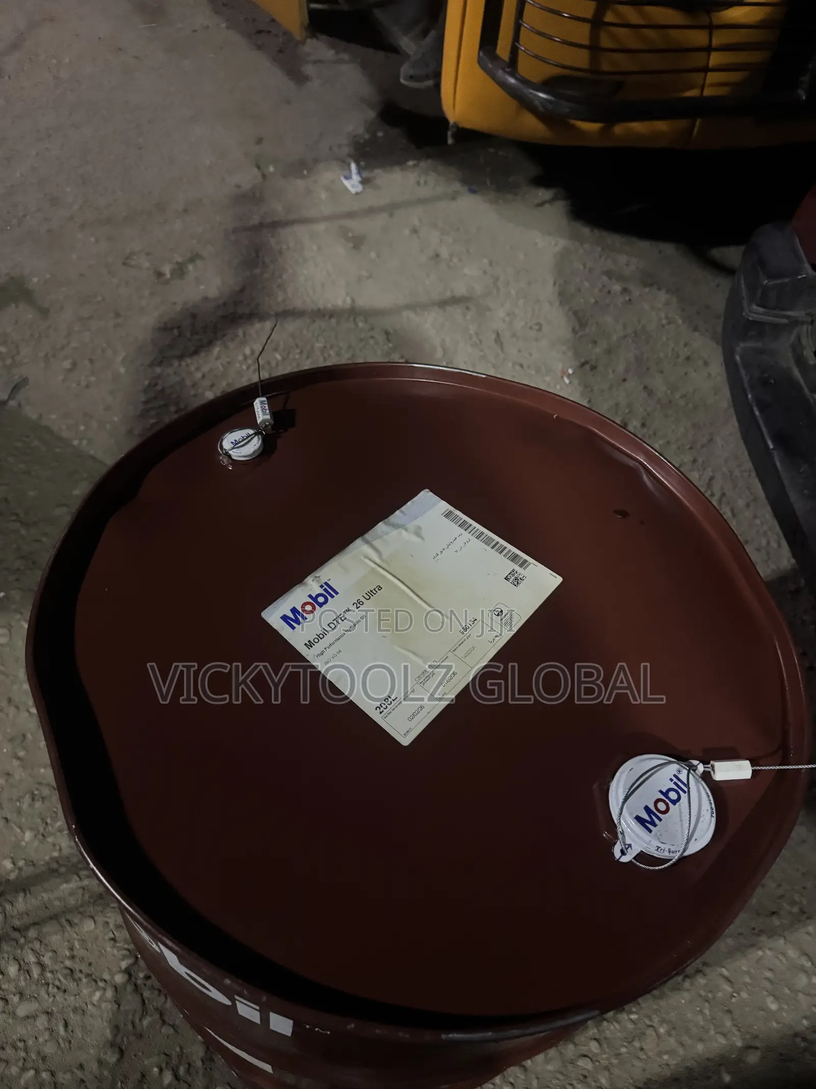 Mobil Dte 26 Ultra Anti-Wear Hydraulic Oil Iso Vg 68 208l//Drum