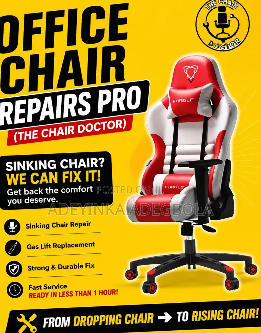 Office Chair Repairs Pro – Don't Buy New, Repair Save!