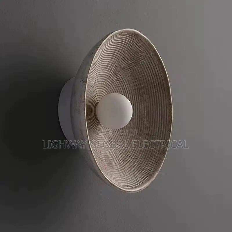 Retro Style Resin Material Indoor Wall Decor Lamp