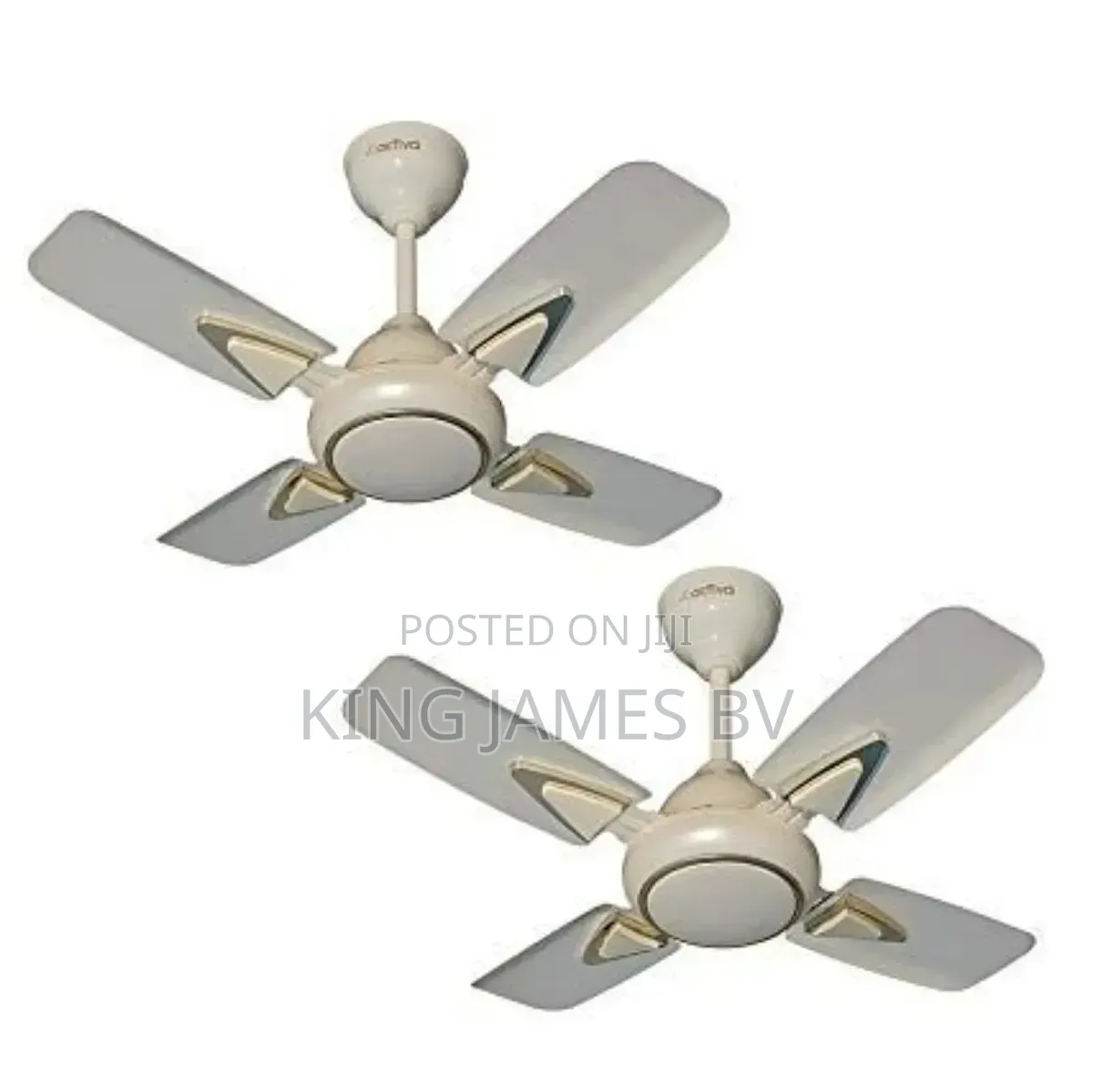 White 4 Blades Ceiling Fan