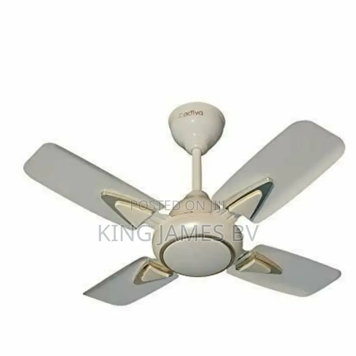 White 4 Blades Ceiling Fan