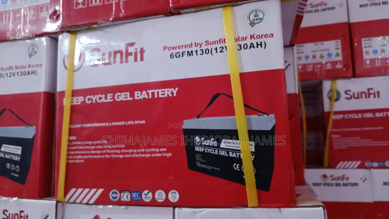12v Battery 130ah Lifepo4 Battery Tubber Phosphate 12v Lifepo4