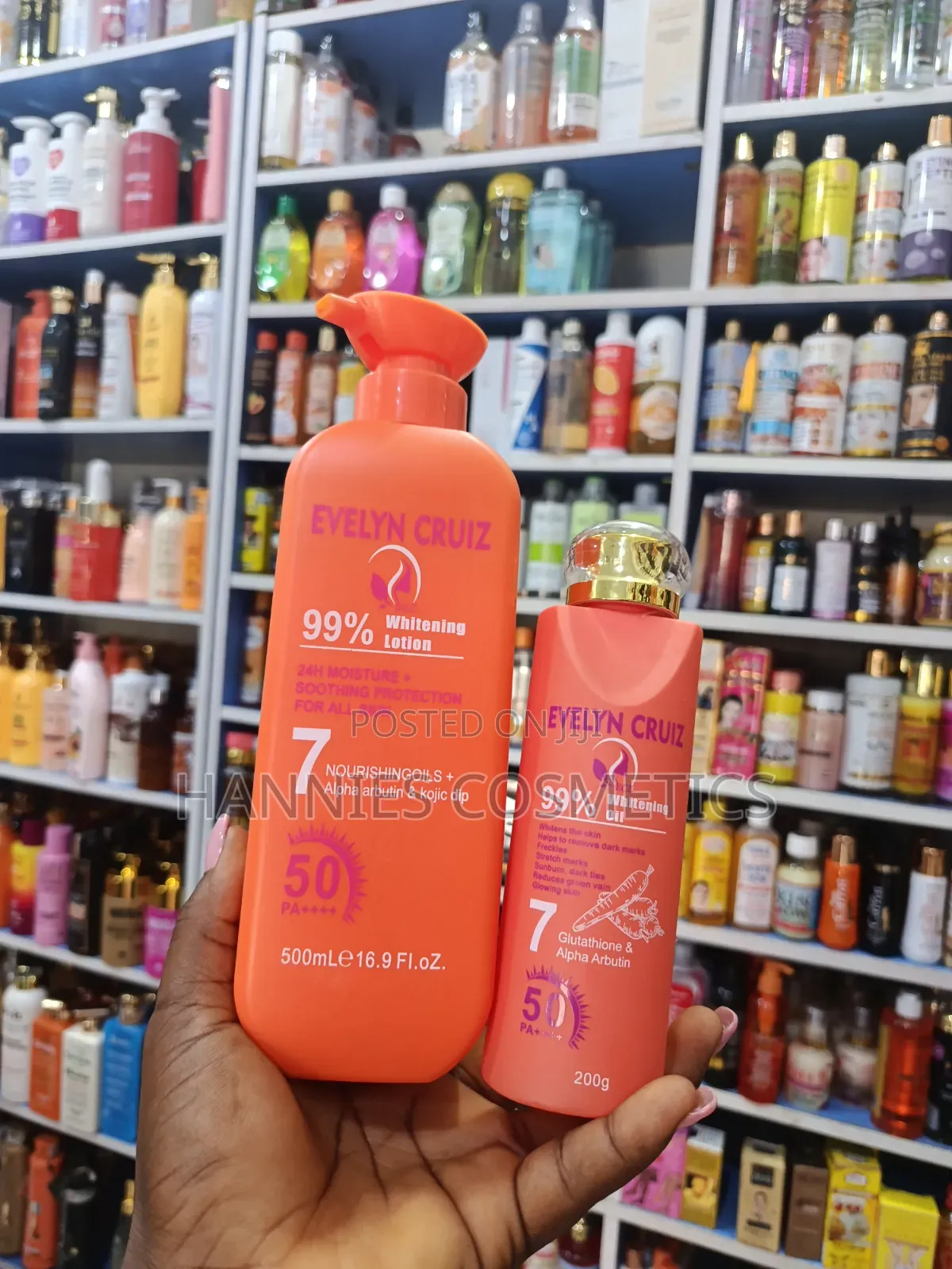Evelyn Cruiz 99% Whitening Body Lotion and Oil - Skincare Store