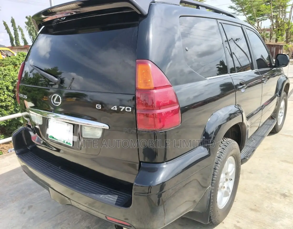 Lexus GX 470 Sport Utility 2005 Black