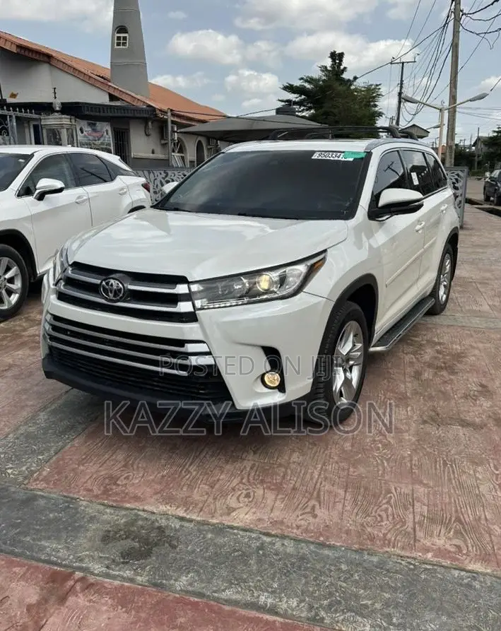 Toyota Highlander Limited 4x4 V6 (3.5L 6cyl 8A) 2017 White