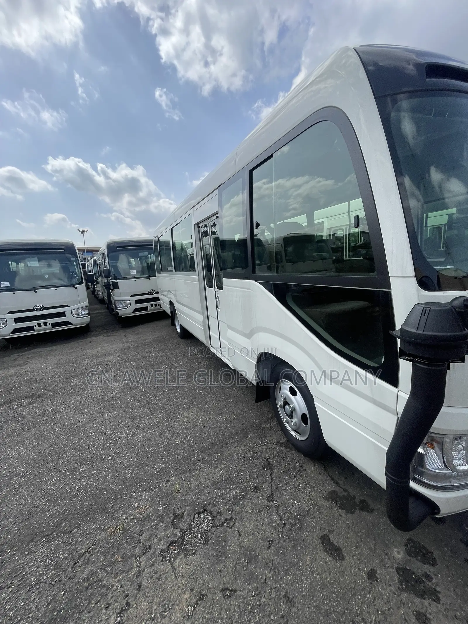 New Toyota Coaster 2025 White