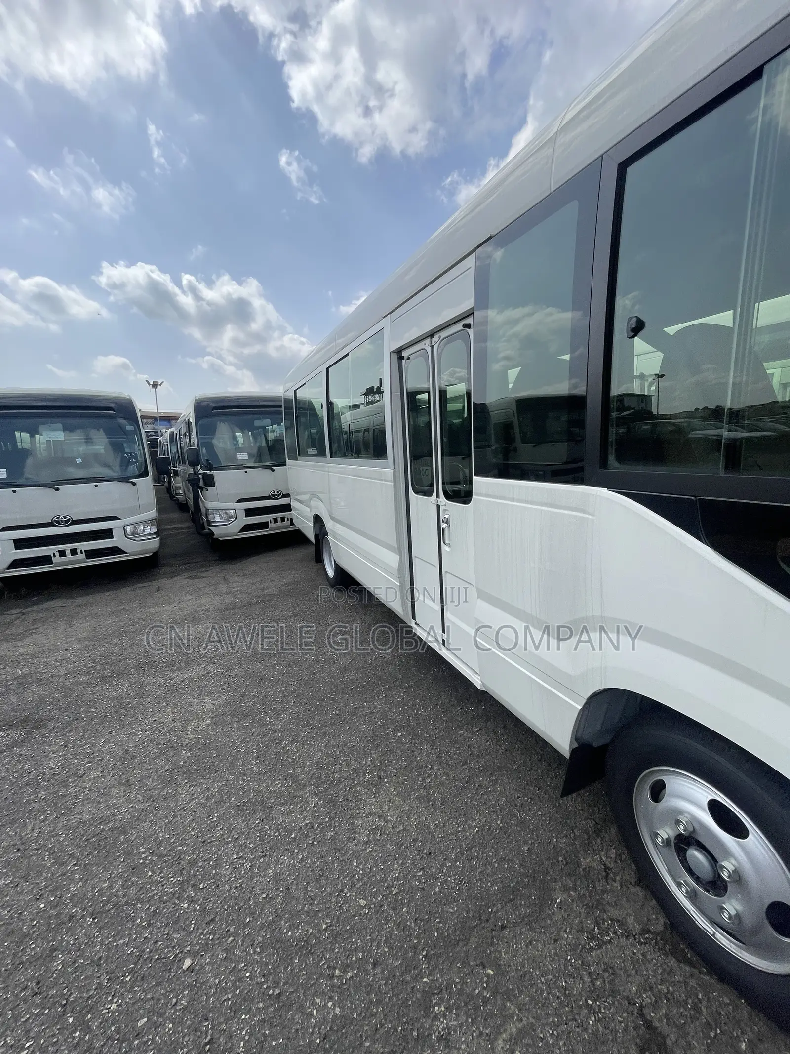 New Toyota Coaster 2025 White