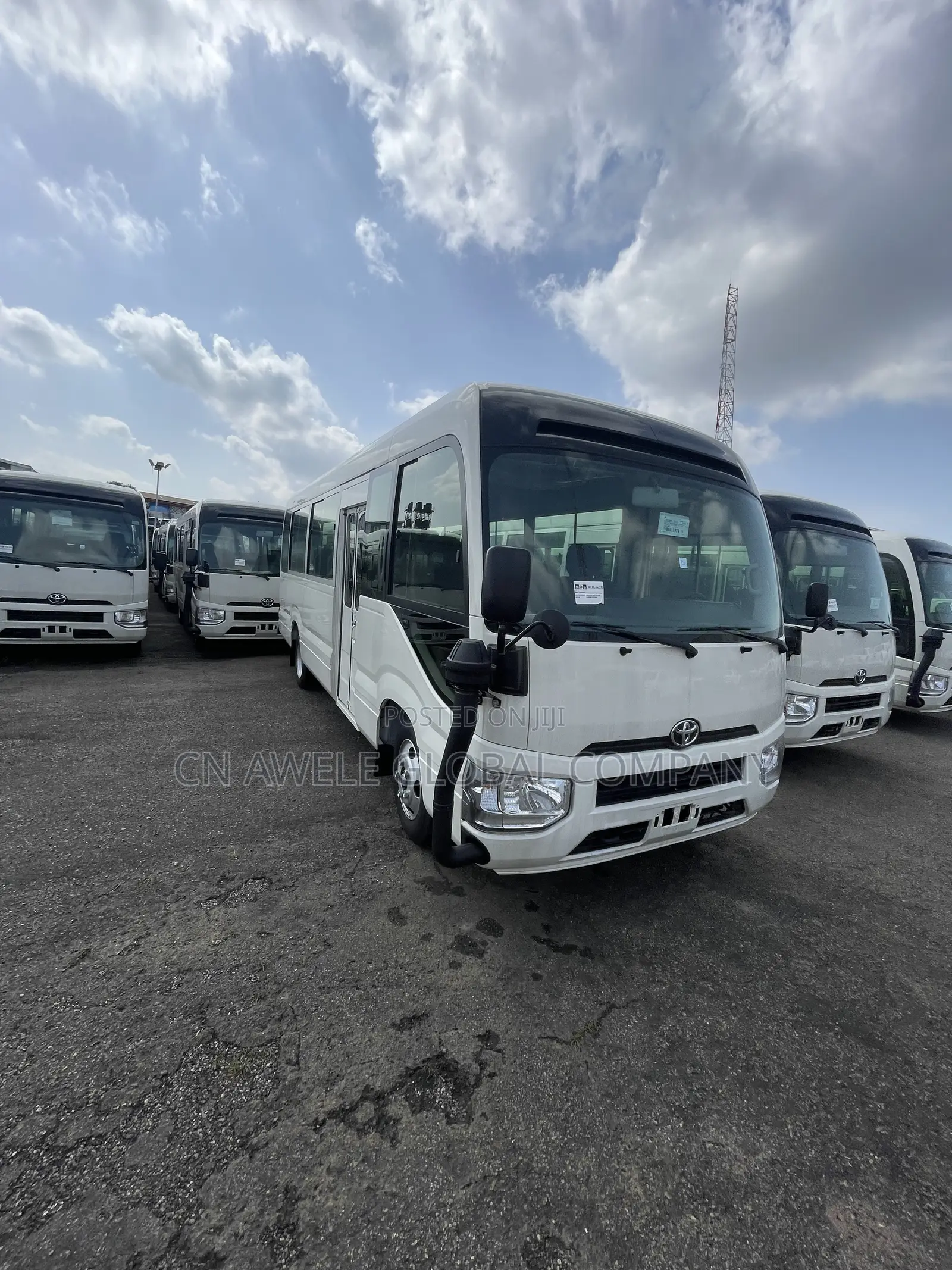New Toyota Coaster 2025 White