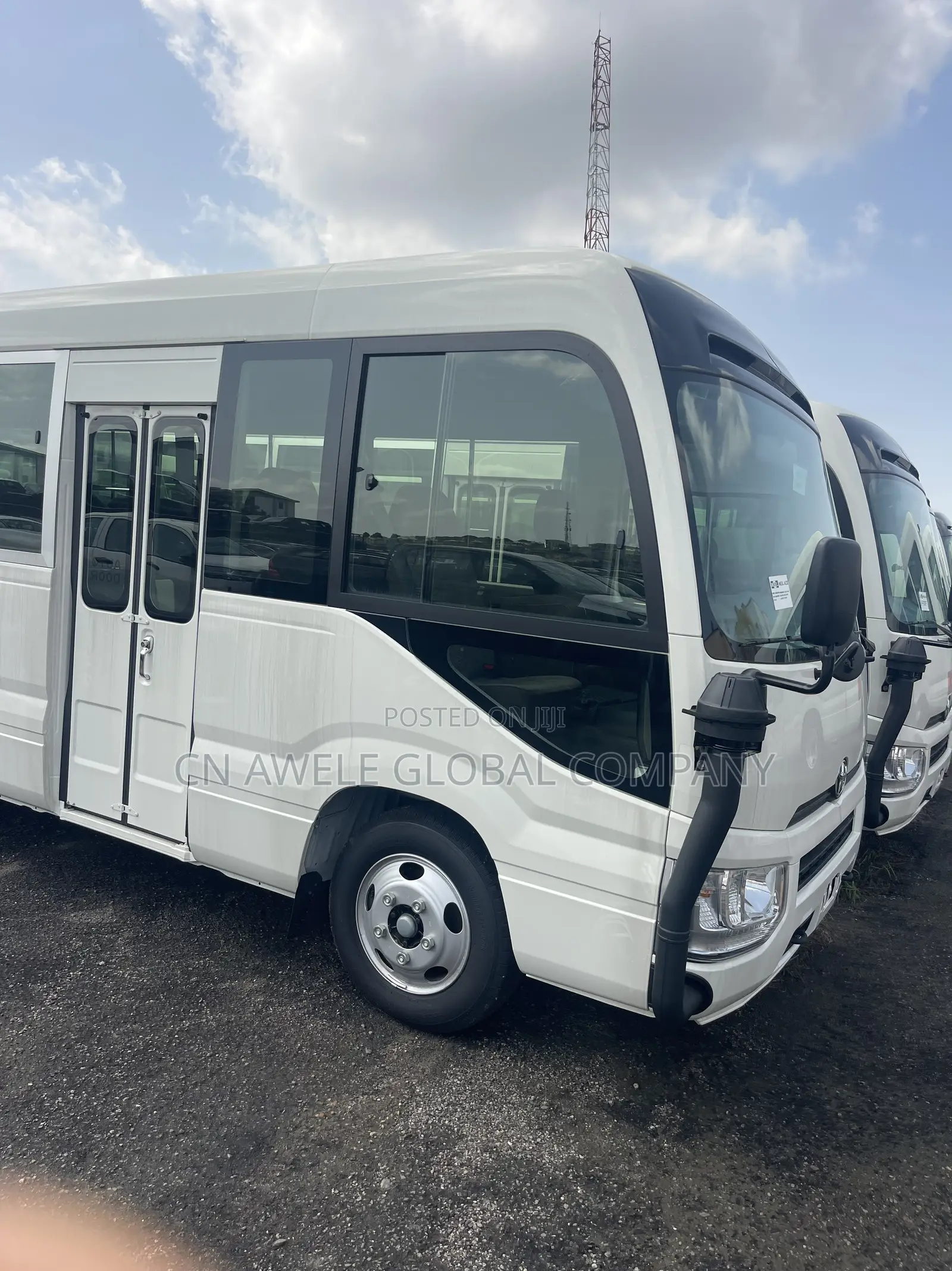 New Toyota Coaster 2025 White