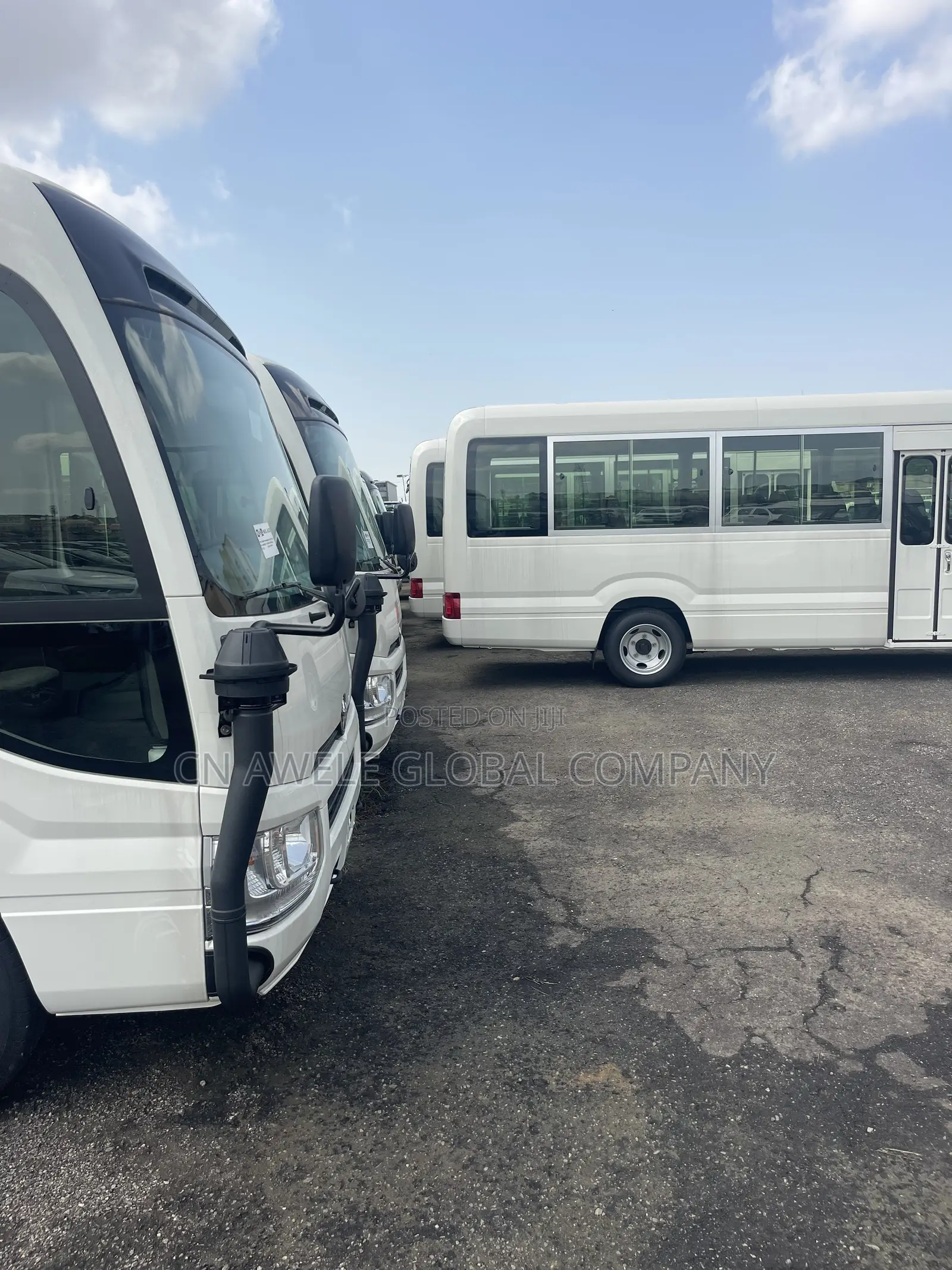New Toyota Coaster 2025 White
