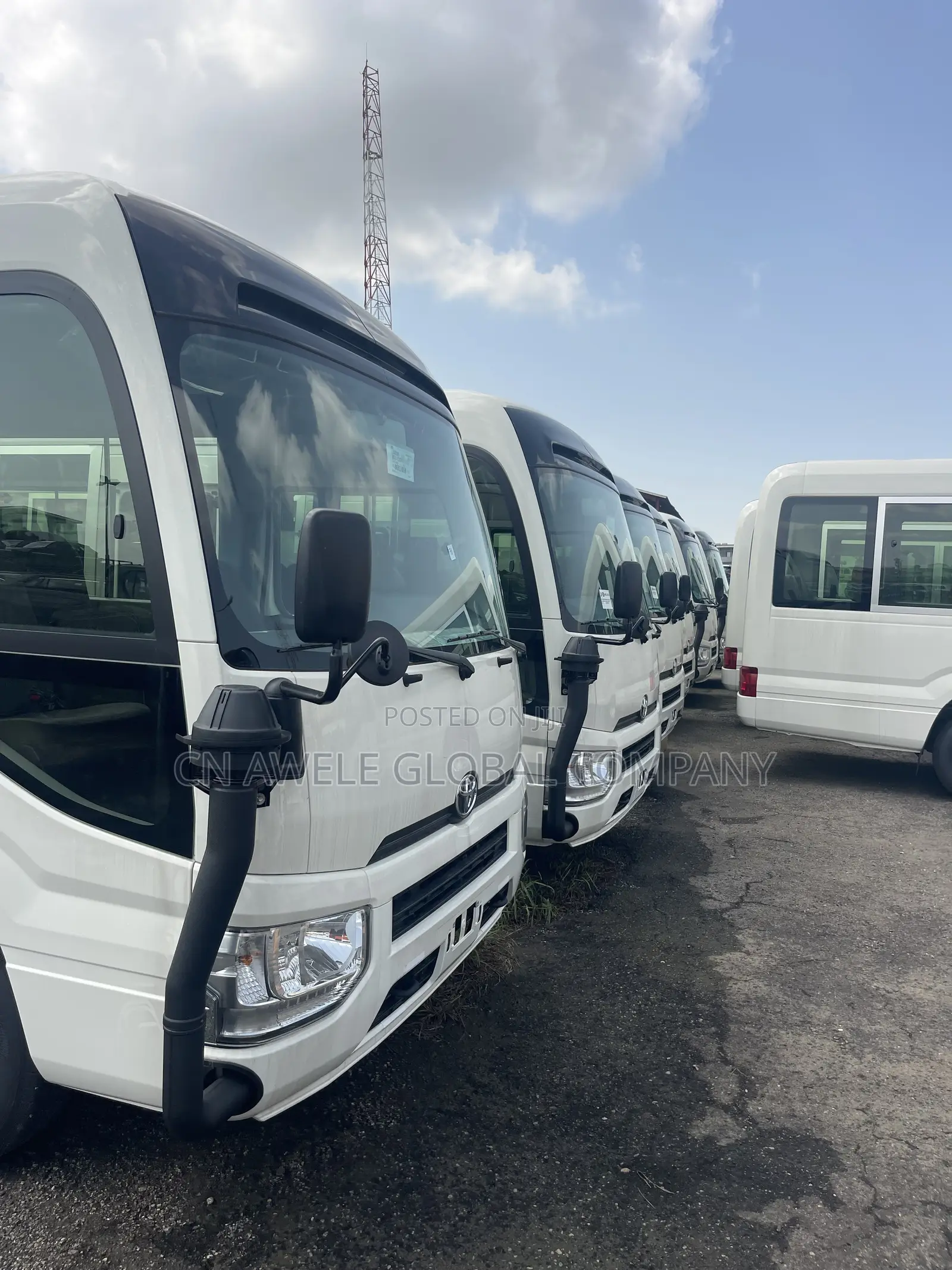 New Toyota Coaster 2025 White