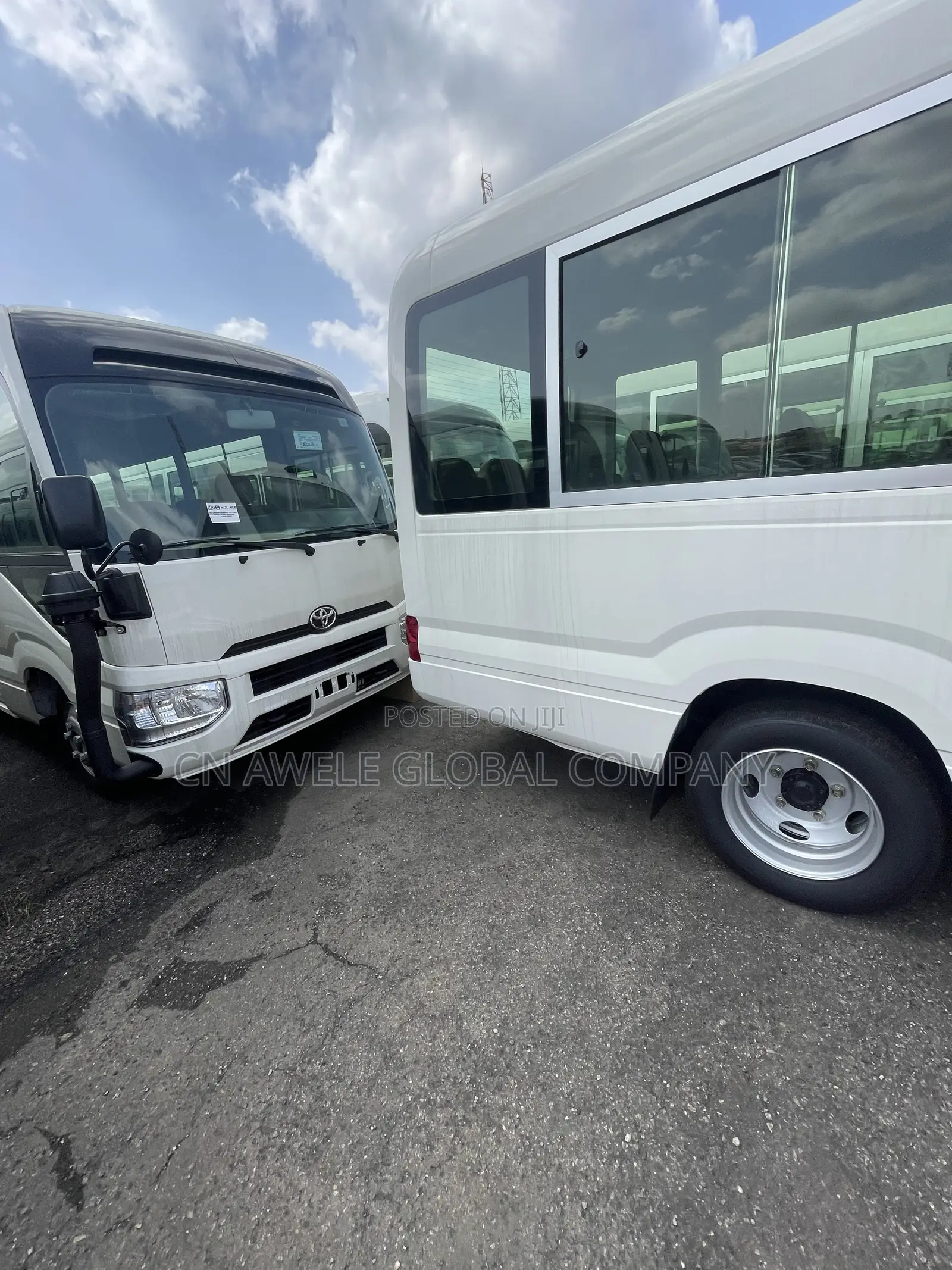New Toyota Coaster 2025 White