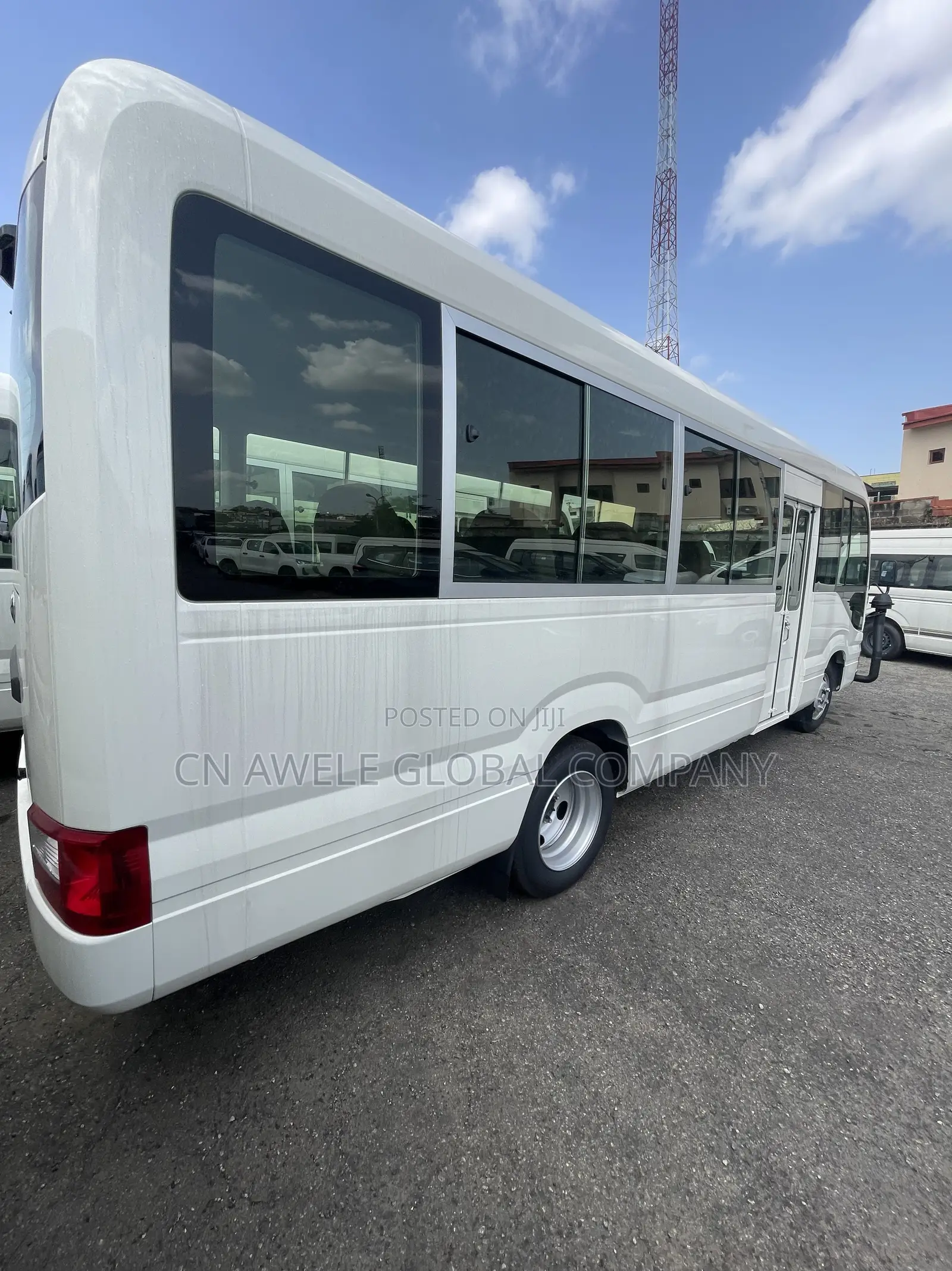 New Toyota Coaster 2025 White