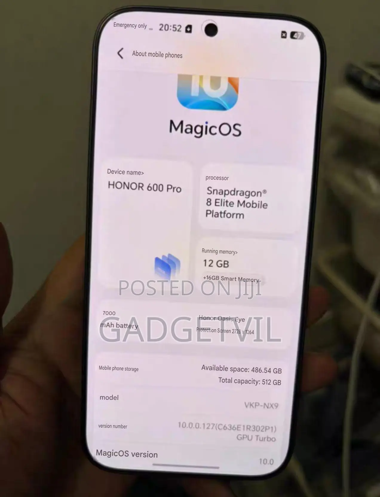 New Honor 600 Pro 512 GB