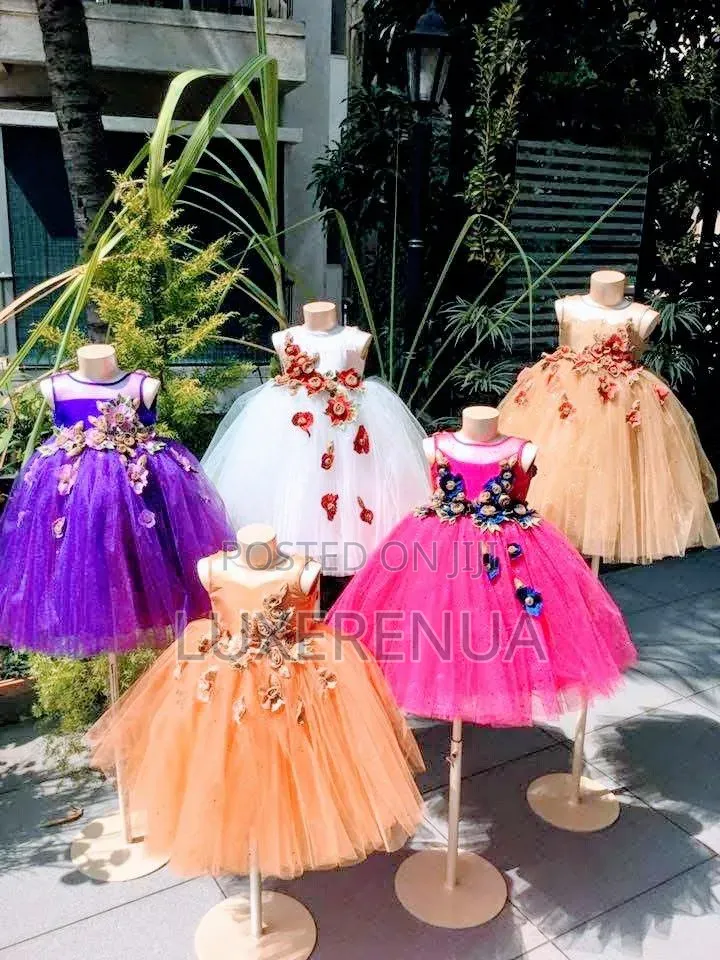 1-3years Black/Multiple Colors Ball Gown