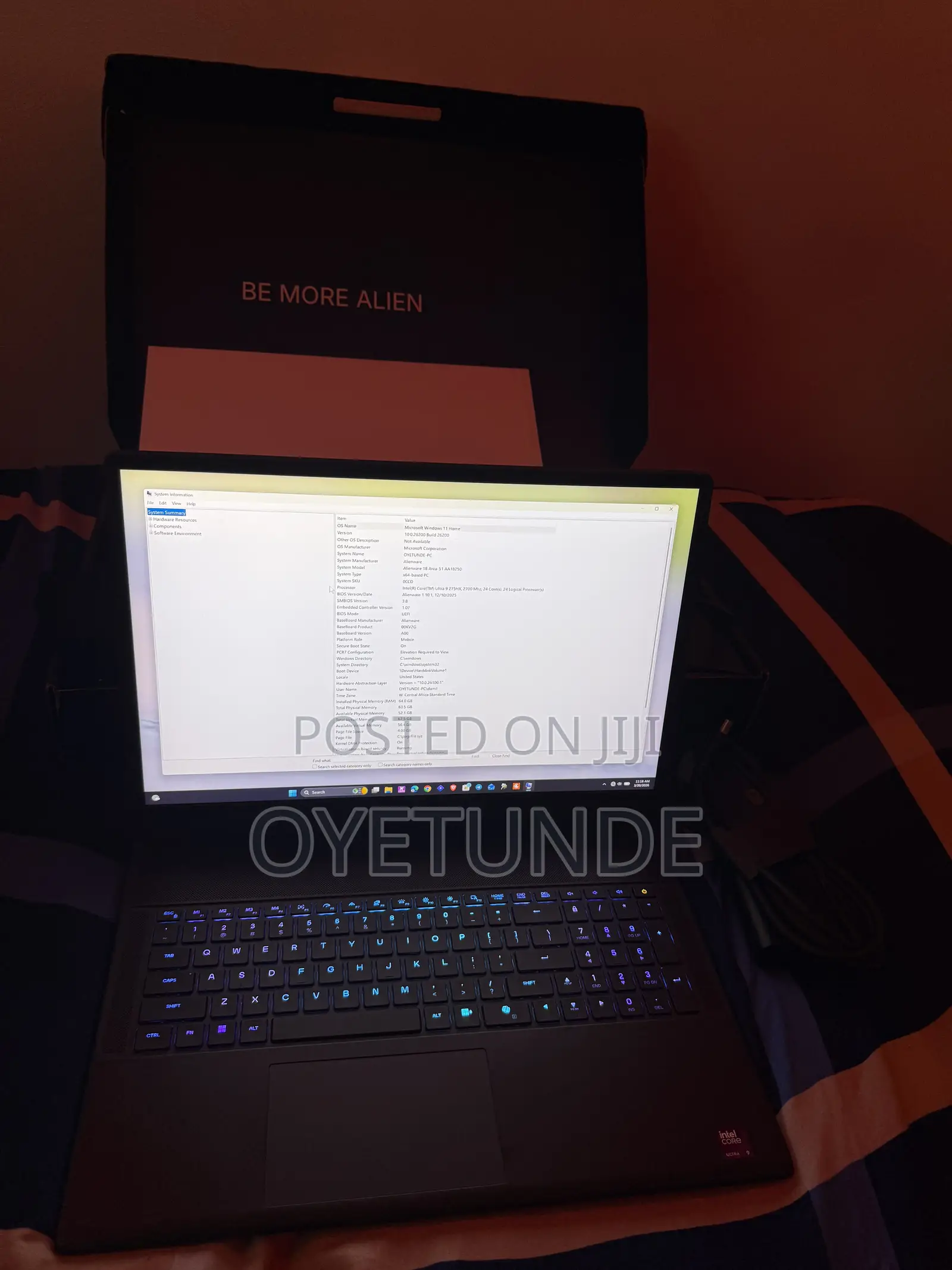 Laptop Alienware 18 Area-51 64GB Intel Core Ultra 9 SSD 2T