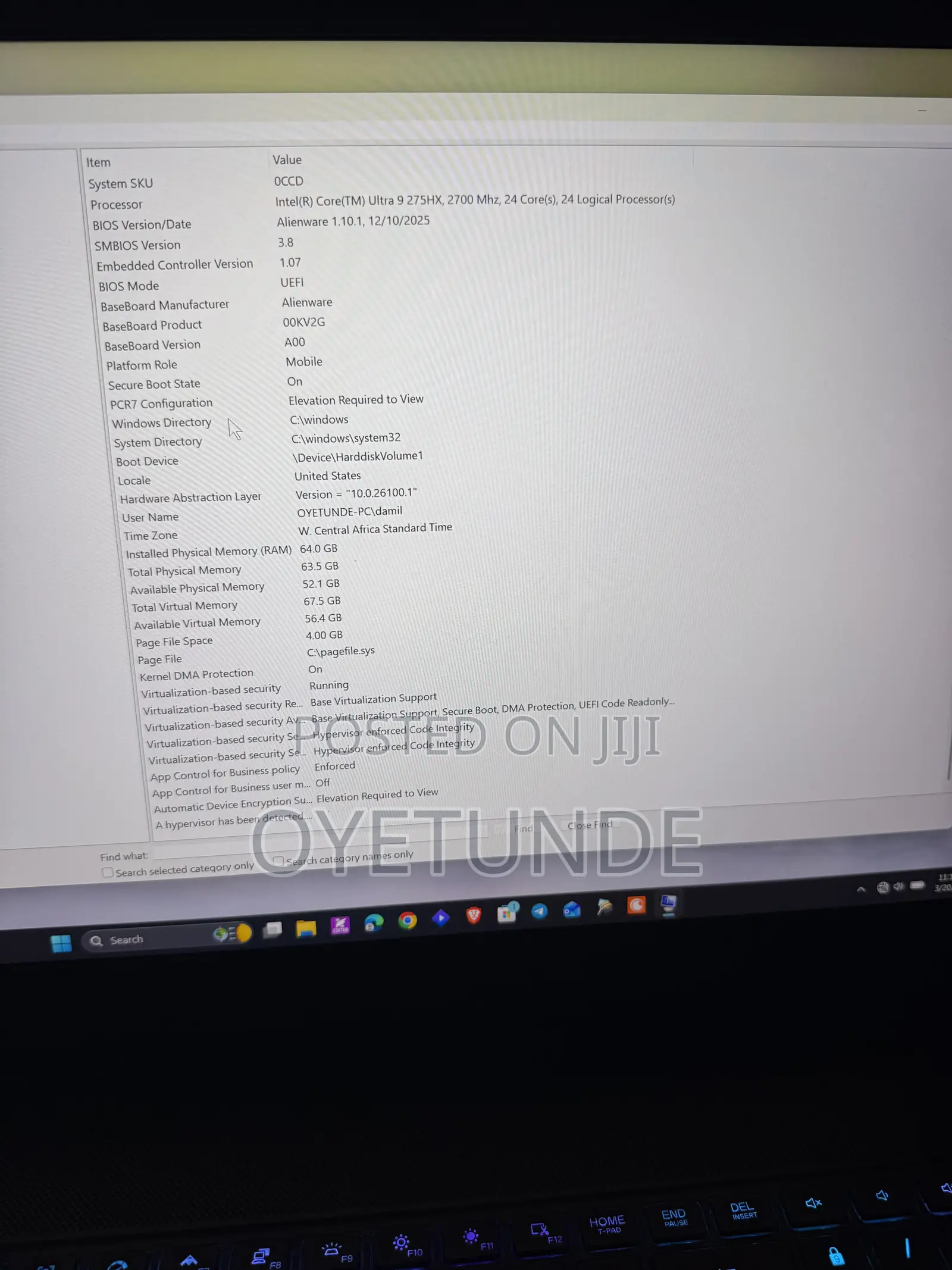 Laptop Alienware 18 Area-51 64GB Intel Core Ultra 9 SSD 2T