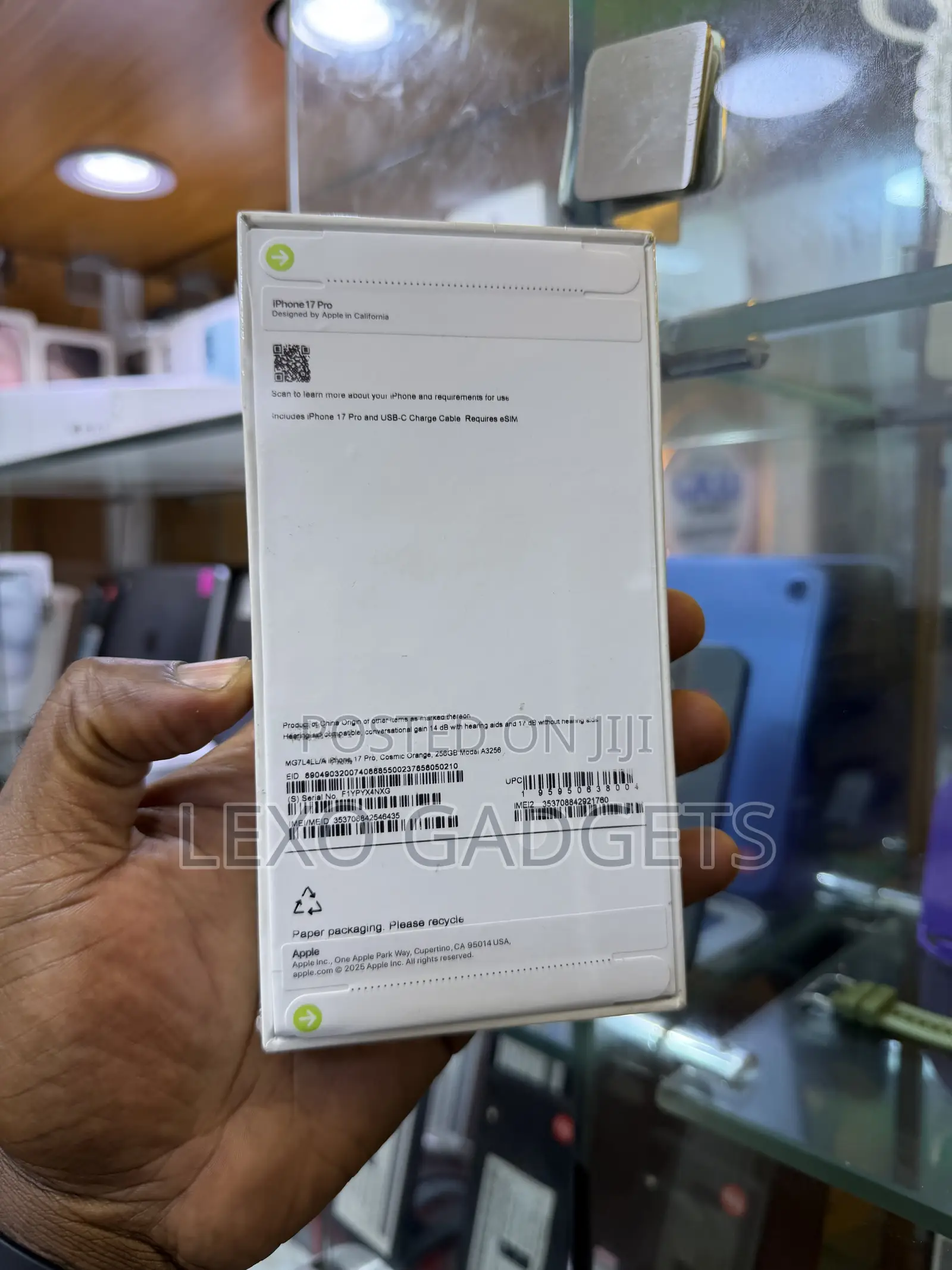 New Apple iPhone 17 Pro 256 GB Orange