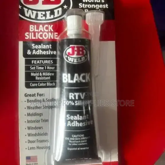 J-B Weld 31319 Black RTV Silicone Sealant and Adhesive
