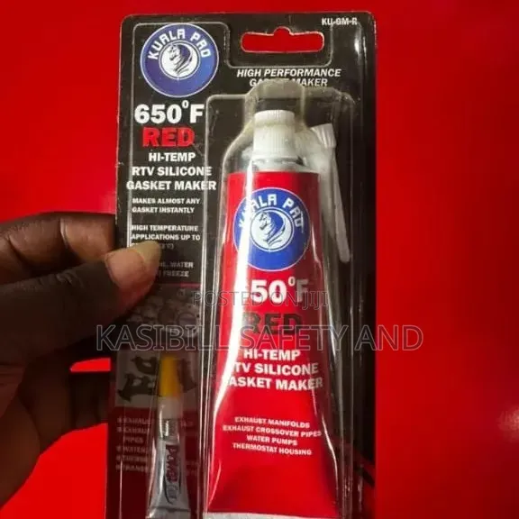 Kurala Pro High-Temp RTV Silicone Gasket Maker in Red