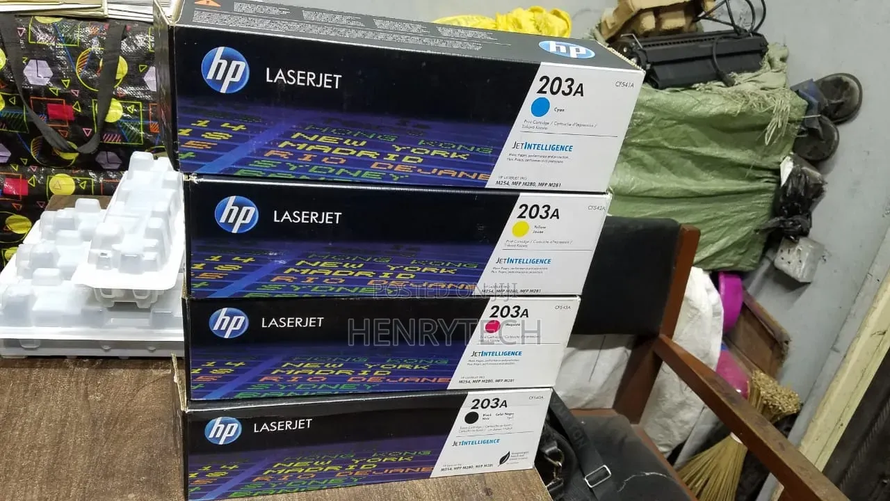 203a Color Cartridge Toner Genuine Hp