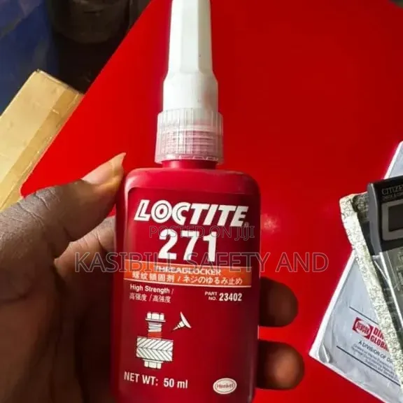 50ml Bottle of Loctite 271 High Strength Red Threadlocker
