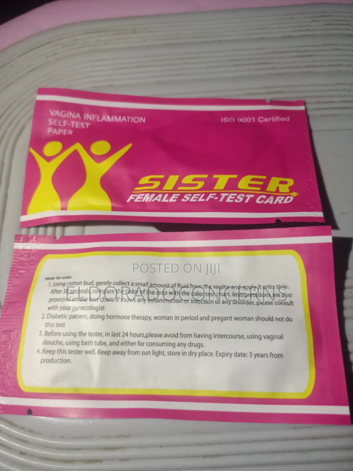 Vagina Self Test Card