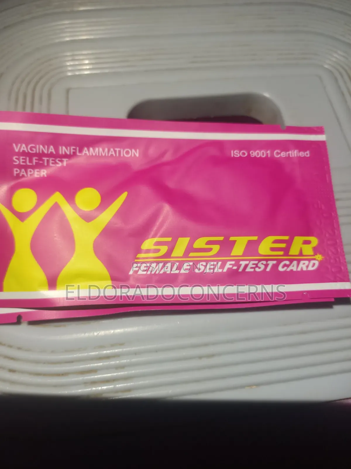 Vagina Self Test Card