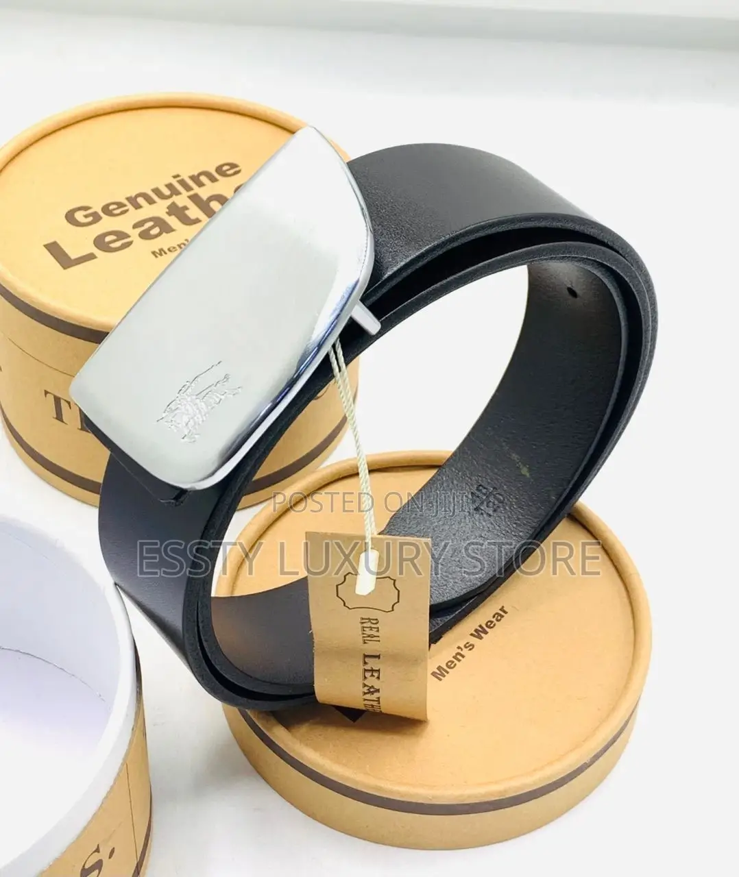 Burberry Pure Leather Quality Waist Belt