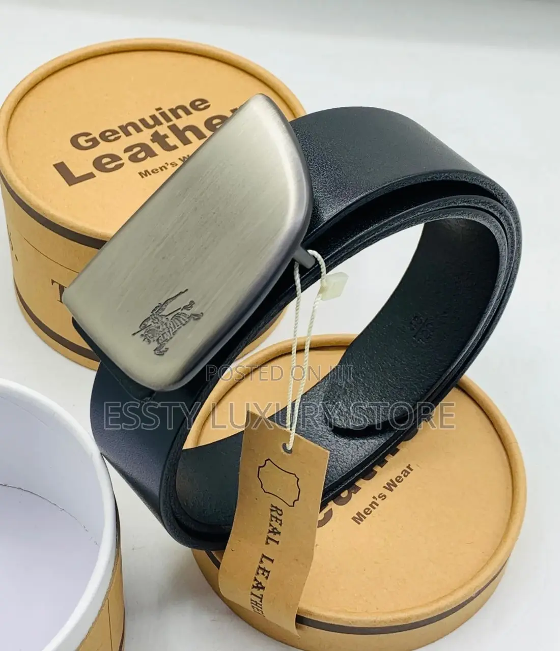 Burberry Pure Leather Quality Waist Belt