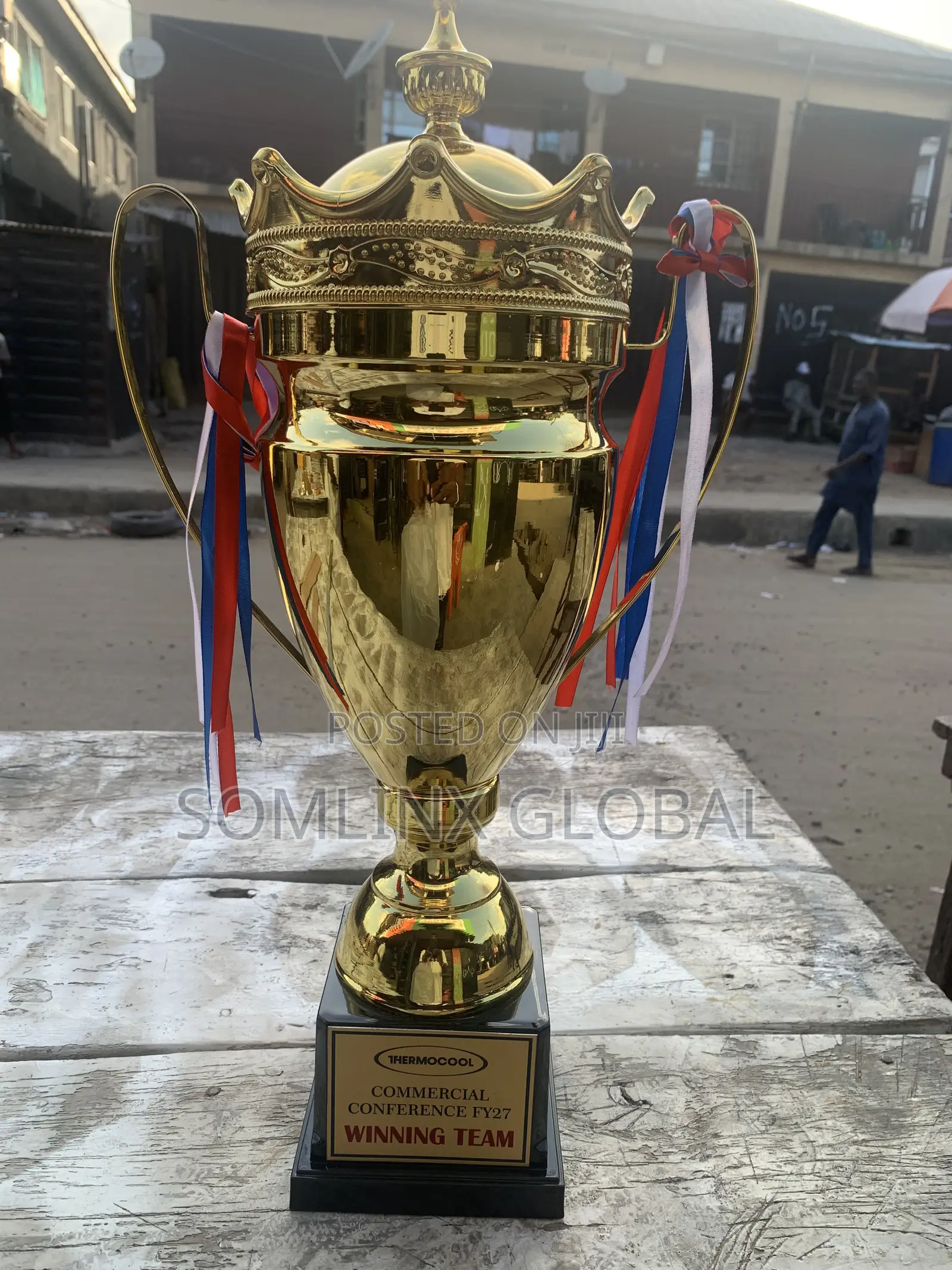 Trophy Cups, Set of 3 Available