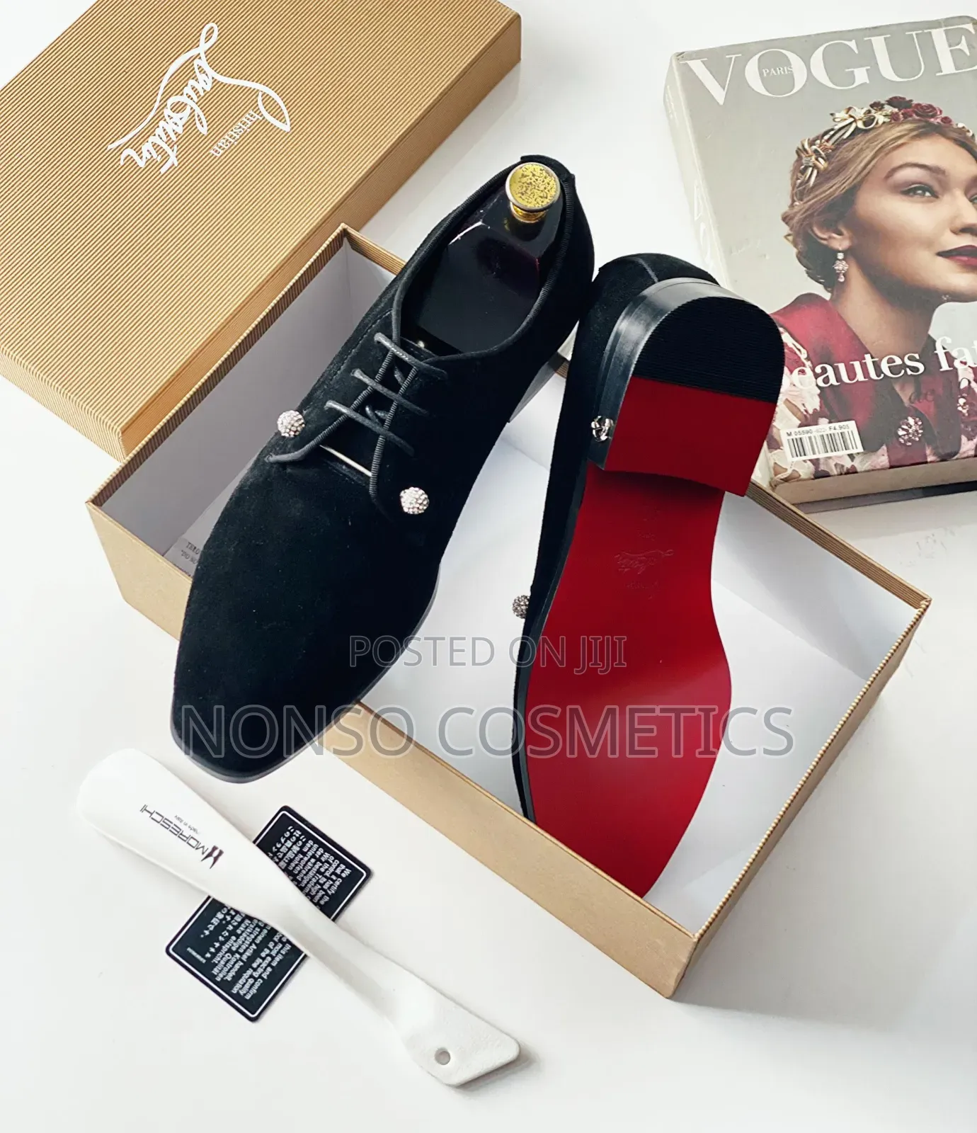 *Swede Christian Loubotin Shoe Lace-Up