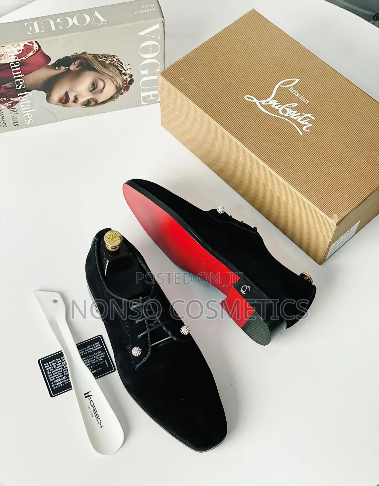 *Swede Christian Loubotin Shoe Lace-Up