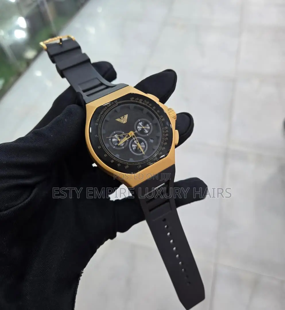 High Quality Luxury Armani Rubber Watch