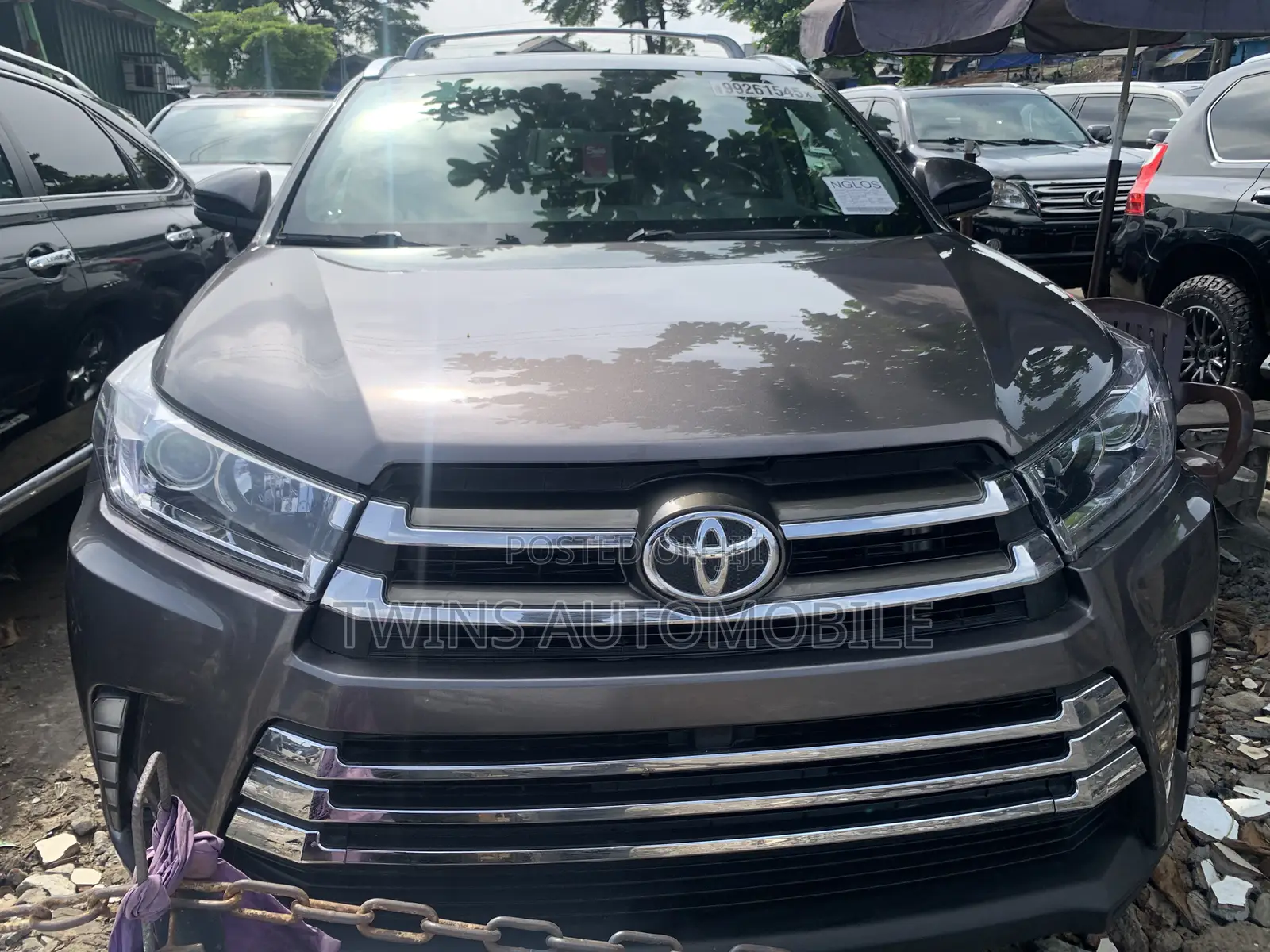 Toyota Highlander Limited V6 4x4 (3.5L 6cyl 6A) 2016 Gray