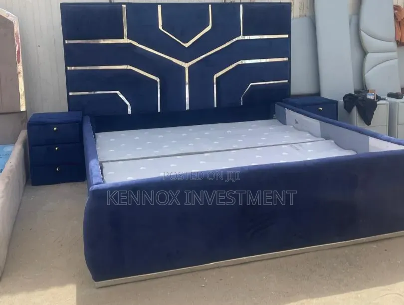 Executive 6 by 6 Bedframe With 2 Bedsides Drawers