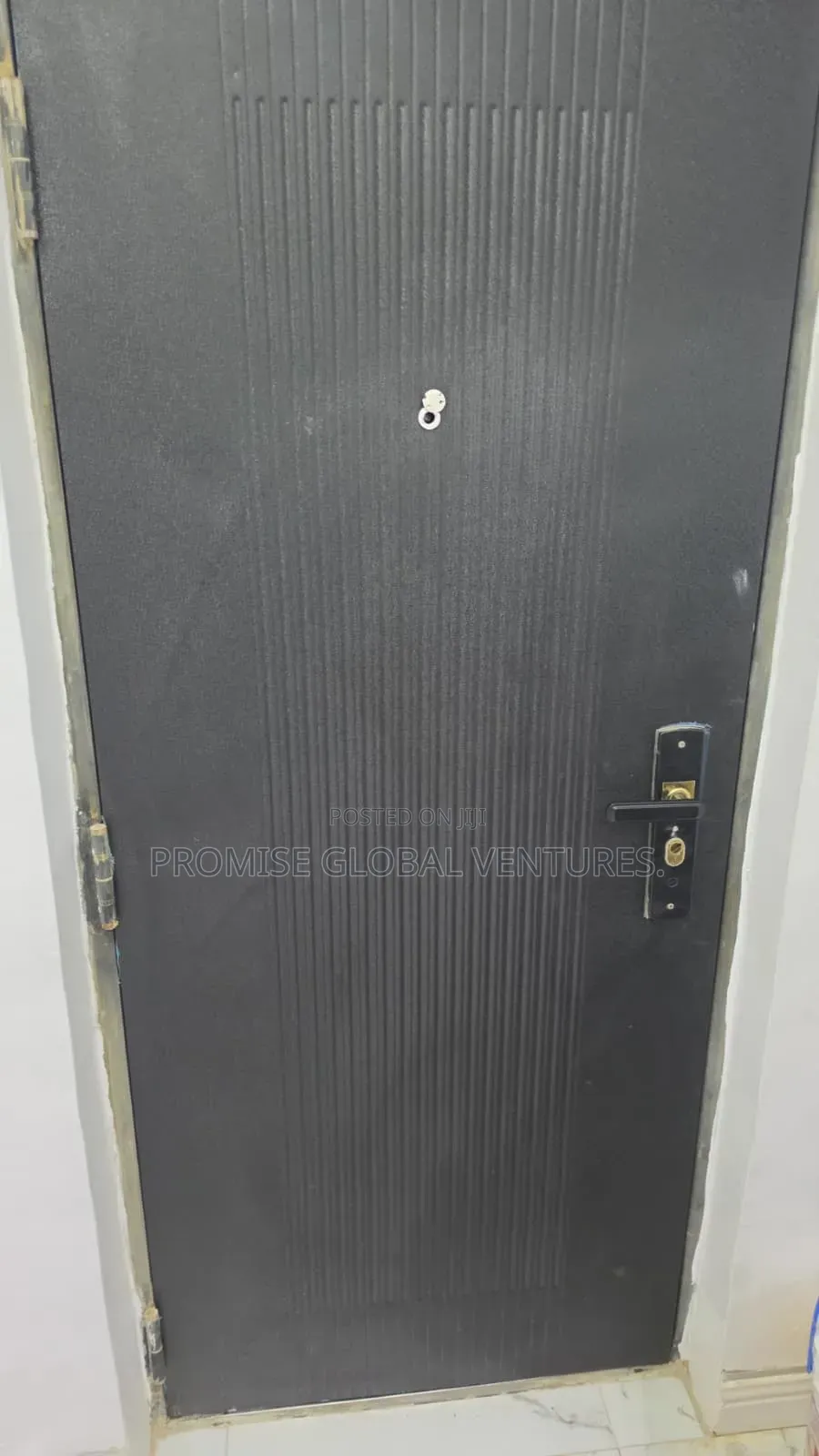 Black Steel Door