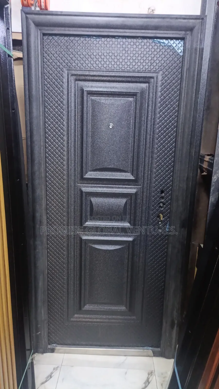 Black Steel Door