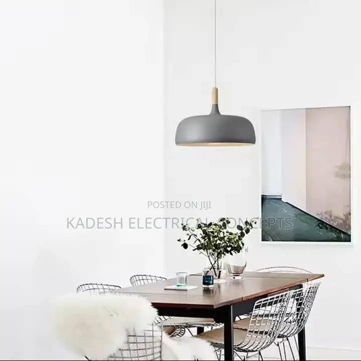 Modern Colorful Macaron Pendant Light Restaurant Coffee Shop Iron Art