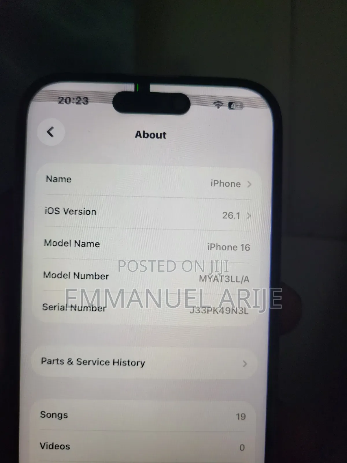 New iPhone 16 Screen